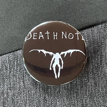 Значок аниме Тетрадь смерти Death Note, диаметр 58 мм (ZNDNA 0022)