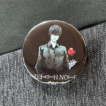 Значок аніме Зошит смерті Death Note, діаметр 58 мм, (ZNDNA 0019)