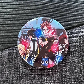 Значок аніме Хвіст Феї Fairy Tail, діаметр 58 мм, (ZNFAT 0004)
