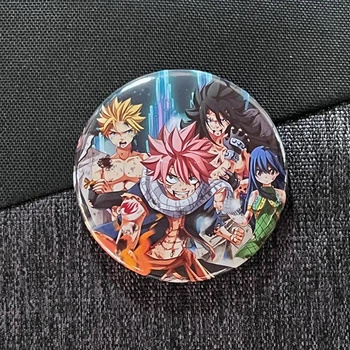Значок аніме Хвіст Феї Fairy Tail, діаметр 58 мм, (ZNFAT 0020)