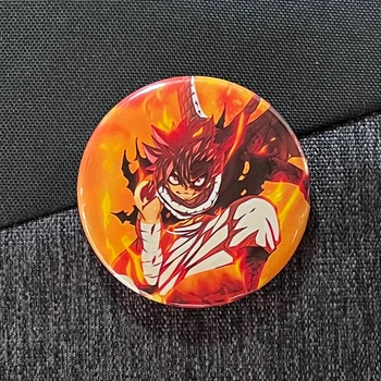 Значок аніме Хвіст Феї Fairy Tail, діаметр 58 мм, (ZNFAT 0007)