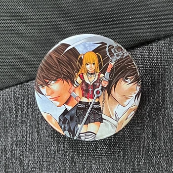 Значок аниме Тетрадь смерти Death Note, диаметр 58 мм (ZNDNA 0001)