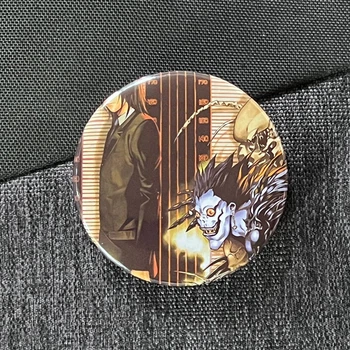 Значок аниме Тетрадь смерти Death Note, диаметр 58 мм (ZNDNA 0007)