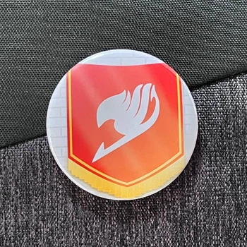 Значок аніме Хвіст Феї Fairy Tail, діаметр 58 мм, (ZNFAT 0008)