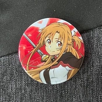 Значок аніме Майстри меча онлайн Sword Art Online, діаметр 58 мм, (ZNSAO 0017)