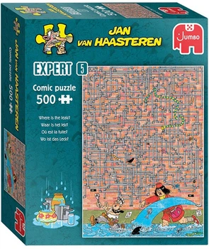 Puzzle Jumbo Jan van Haasteren Expert 5 Where is the leak? 500 elementów 1110100031 (8710126013229)