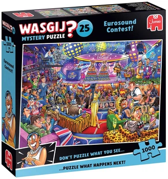 Puzzle Jumbo Wasgij? Mystery 25 Eurosound Contest! 1000 elementów 1110100591 (8721017604129)