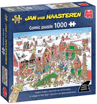 Puzzle Jumbo Jan van Haasteren Santa's Village 1000 elementów 1110100613 (8721017604341)