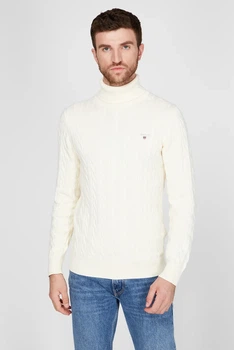 Чоловічий білий светр Gant XXL 8050507