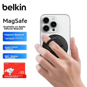 Магнітна підставка BELKIN MagSafe для iPhone, тримача для кільця, камери безперервної передачі Macbook, підставки для телефону для відеотрансляцій MMA006 чорного кольору