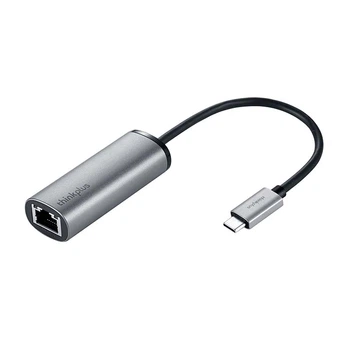 Док-станция расширения ThinkPad Lenovo Type-C, адаптер Gigabit Ethernet RJ45, адаптер для ноутбука, совместим с ноутбуками Apple, Xiaomi, Huawei, металлический корпус LRC2