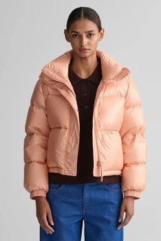 Жіночий персиковий пуховик CROPPED DOWN JACKET Gant M 4700295