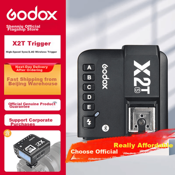 Синхронизатор Godox X2T-S для горячего башмака, высокоскоростной TTL-синхронизатор, беспроводной синхронизатор 2,4 ГГц, версия для Sony, с одним передатчиком.