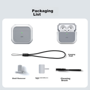 Чехол ESR для AirPods 4 с MagSafe противоударный, белый