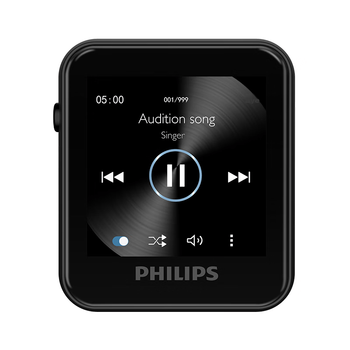 PHILIPS SA6116 16GB Hi-Fi MP3-плеер с сенсорным экраном, Bluetooth, FM-радио, для занятий спортом и бега.