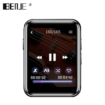 BENJIE X1-32G Сенсорний Bluetooth-версія, зовнішній динамік, розширювана карта, повний сенсорний екран MP3/MP4/плеєр/електронна книга/студентський міні-портативний плеєр/спортивний стиль/чорний