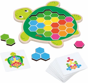 Układanka drewniana Goki Turtle 41 element 56302 (4013594563024)