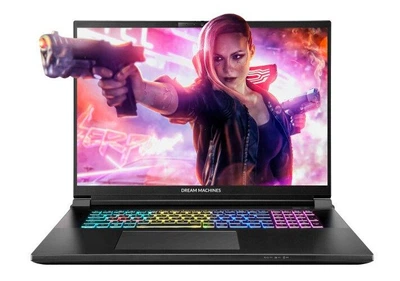 Ноутбук DREAMMACHINES RX5070TI, (RX5070TI-18PL20) 18" / 2560 x 1600px / 240Hz / Ultra 9-275HX / RAM 16 ГБ / SSD 1 ТБ / GeForce RTX 5070 Ti 12GB / Без ОС / Чорний