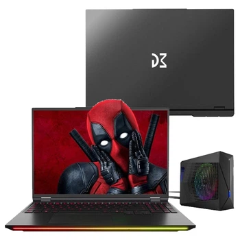 Ноутбук DREAMMACHINES RT5090, (RT5090-16PL25) 16" / 2560 x 1600px / 300Hz / Ryzen 9 9955HX3D / RAM 16 ГБ / SSD 1 ТБ / GeForce RTX 5090 24GB / Без ОС / Чорний / Зовнішній блок рідинного охолодження (Dream Water Cooler)