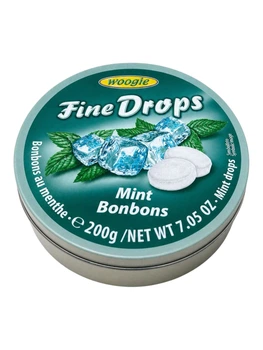 Льодяники з ментолом Woogie Fine Drops 200 г (56811)