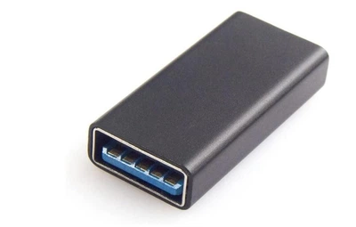 Переходник USB-мама на USB-мама черный