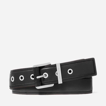 Ремень женский из натуральной кожи Michael Kors 708363296 L (112,5 см) Черный (1159860102)