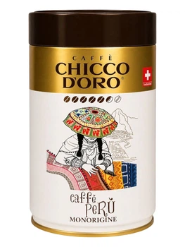 Кава Chicco D'oro Peru зерно в металевій банці 250 г (60383)