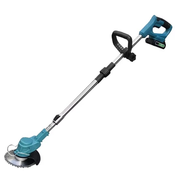 Бездротова газонокосарка Lawn mower 48В 2000 мАг · Садовий акумуляторний триммер для трави з 2 акумуляторами 52448/5