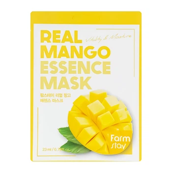 Тканевая маска для лица с экстрактом манго FarmStay Real Mango Essence Mask, 1шт
