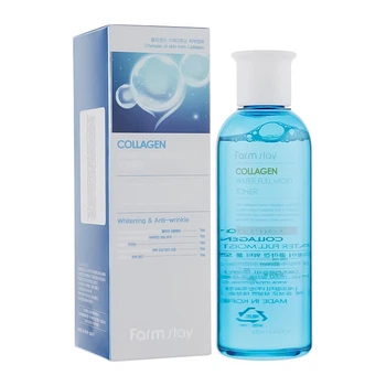 Тонер зволожувальний із колагеном FarmStay Collagen Water Full Moist Toner, 200 мл