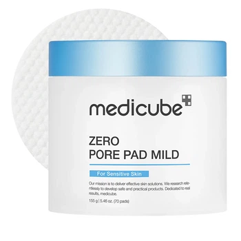 Пилинг пады мягкие для очищения и сужения пор MEDICUBE Zero Pore Pads Mild, 70 шт