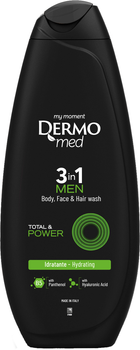 Гель для душа Dermomed Men Total & Power 3 in 1 450 мл (8050999573377)