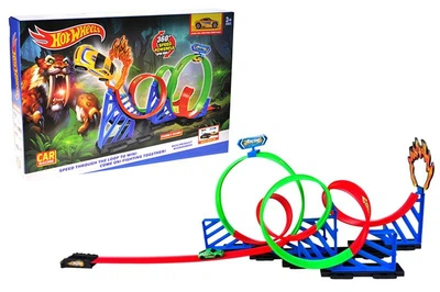 Траса Гонка 6604 – Looping Track із трьома кільцями та стартом, короб.50x8x33 см
