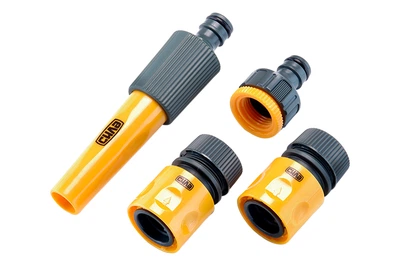 Набор для полива Сила 1 пистолет x 1 адаптер 1/2" x 3/4" x 2 коннектора 1/2" (4шт) (551281)
