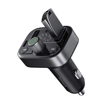 FM‐трансмиттер Baseus FM Launcher SD09 Pro 35W Type‐C+2USB (PD+QC3.0)