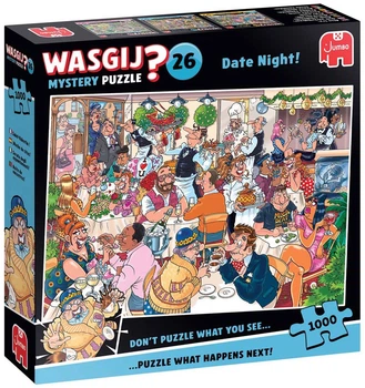 Пазл Jumbo Wasgij? Mystery 26 Date Night! 1000 елементів 1110100592 (8721017604136)