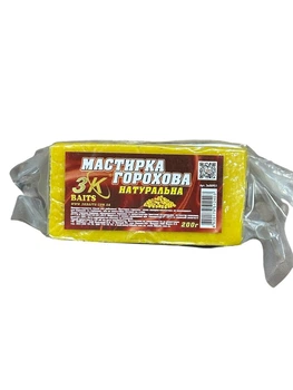 Мастырка 3kBaits гороховая (натуральная) 200 г,3к00951