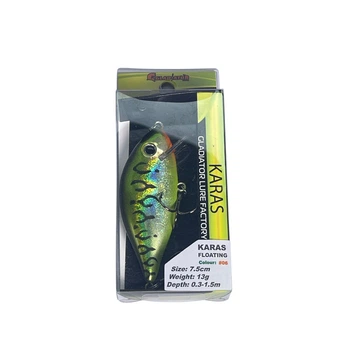 Воблер GLADIATOR \"KARAS\" 7.5cm.13g Колір 6,7407000000369
