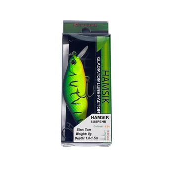 Воблер GLADIATOR \"HAMSIK\" 7cm.9g Цвет 34,7407000001205