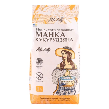 Мука "Manka кукурузная" без глютена "Ms. Tally" 1 кг
