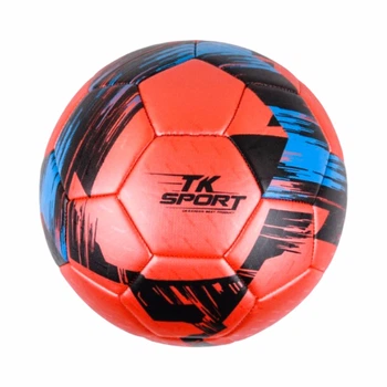 Футбольный мяч TK Sport, размер №5, TPE, 350–370 г, C 44449-3, красный