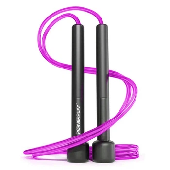 Скакалка PowerPlay 4201 Basic Jump Rope Рожева (2,8m.)