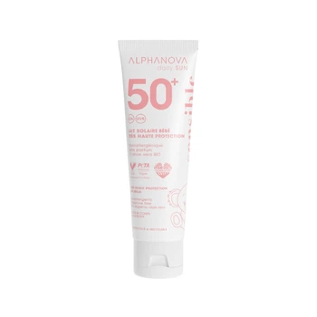Сонцезахисне молочко SPF 50+ для дітей від народження ALPHANOVA Daily Sun, 50 мл (AN40)