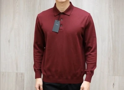 Джемпер поло мужской бордовый Marks & Spencer р. XL (204783251)