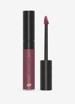 Матовая жидкая помада стойкая Matte lip cream Fierce H&M тёмно-пудровый (15350)