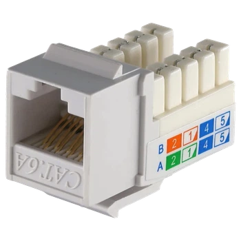 Модуль KeyStone RJ45 UTP, кат. 5e, 6, 6a, 110, Slim, W -16.6 мм