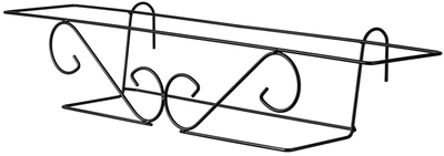 Uchwyt na skrzynkę balkonową Kadax 78 x 14 cm Czarny (K1353) (5903699403686)