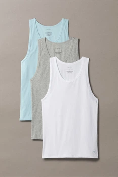 Майка Calvin Klein 48(M) Голубой-Серый-Белый (145002)
