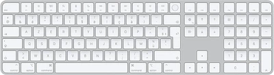 Беспроводная клавиатура Apple Magic Keyboard with Touch ID and Numeric Keypad for Macs White Keys (MK2C3)(UKR) Б/В
