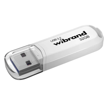 Флеш-накопитель USB 3.2 Gen1 Wibrand Marten 32GB белый